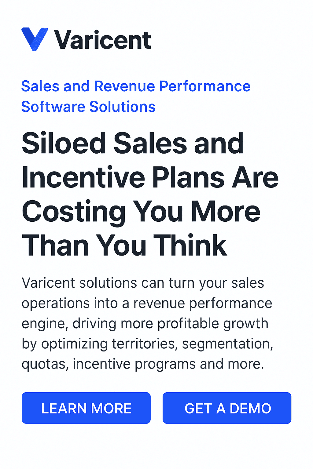 Varicent Sales Platform