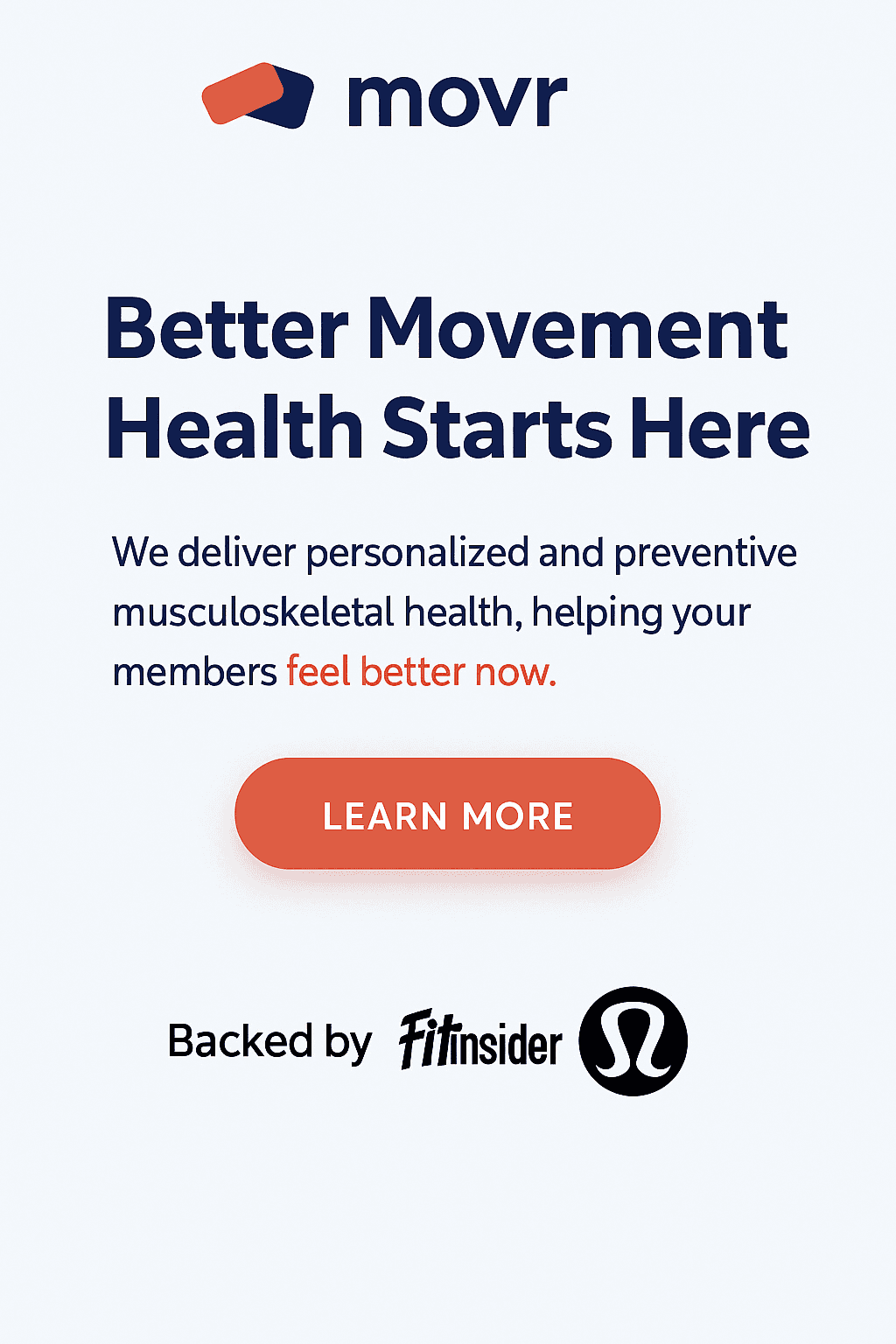 Movr Health Platform